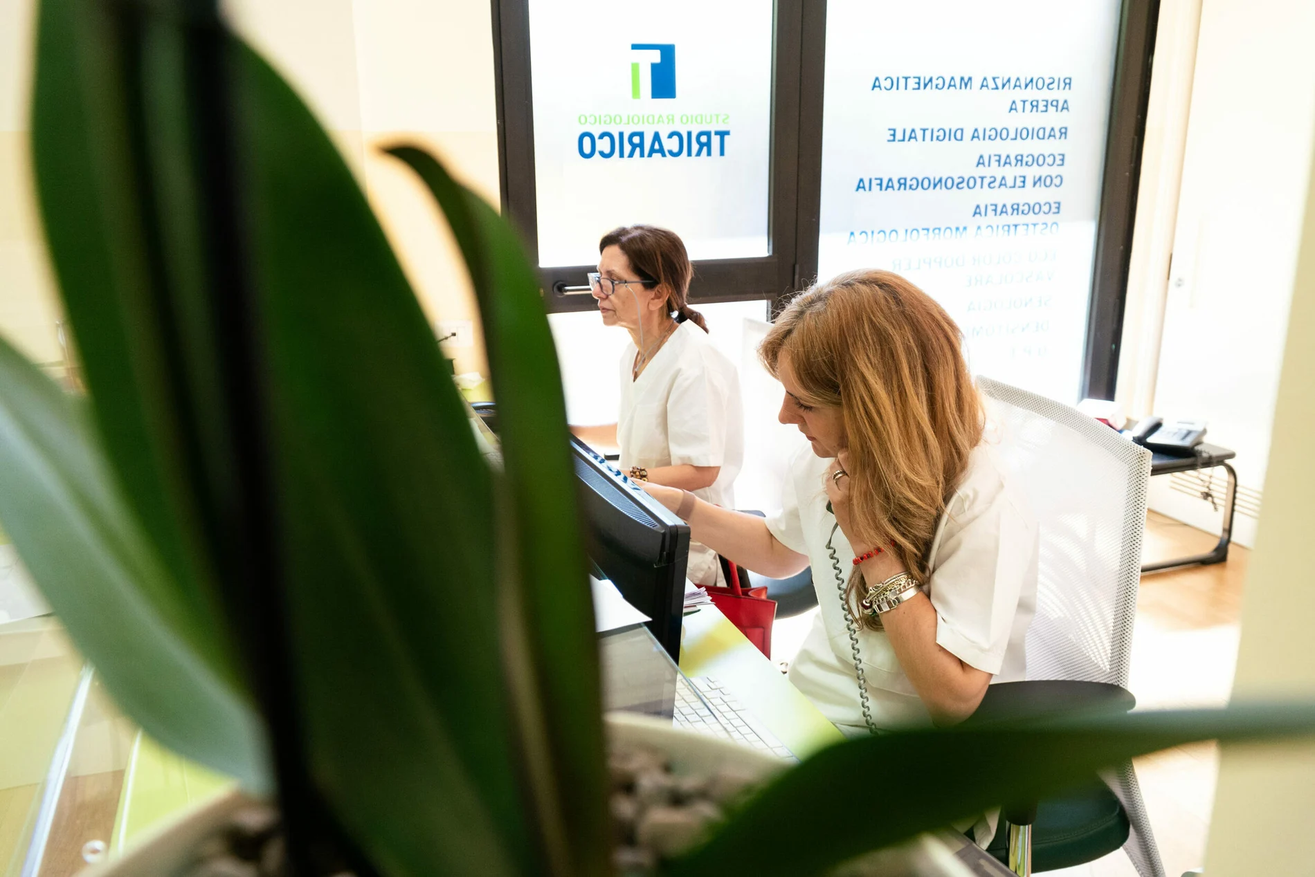 Il personale di accoglienza dello studio